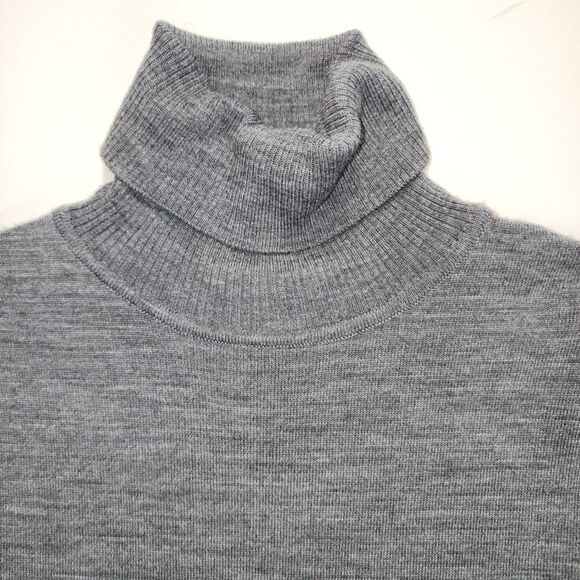Charter Club Grey Wool Blend Turtleneck Sweater Size S - Picture 5 of 5
